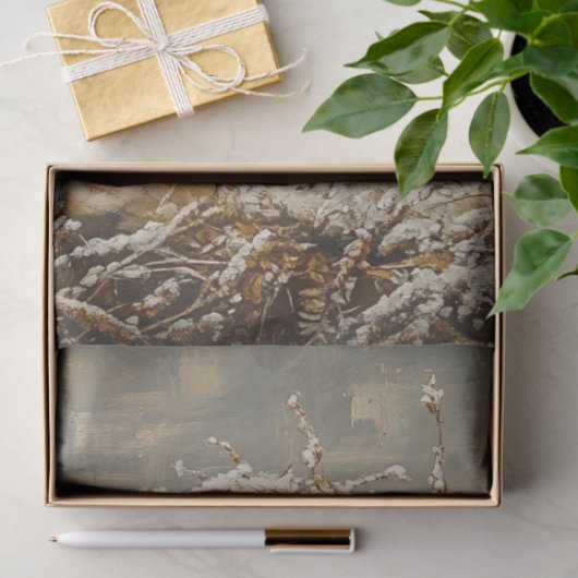 Decoupage grillig kind zitten met schapen tissuepapier (Geschenk)