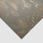 Decoupage grillig kind zitten met schapen tissuepapier (Detail)