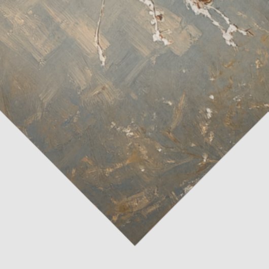 Decoupage grillig kind zitten met schapen tissuepapier (Detail)