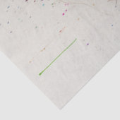 Decoupage grillig meisje dansen in verf tissuepapier (Detail)