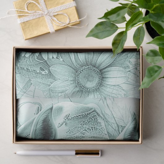 Decoupage grillig monochromatisch paardenportret tissuepapier (Geschenk)