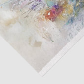 Decoupage grillig schilderij 2 paaskonijnen tissuepapier (Detail)