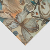 Decoupage grillige bibliothecaris schoolleraar tissuepapier (Detail)