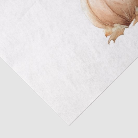 Decoupage grillige Blauwgroen pompoen vervoer Tissuepapier (Detail)