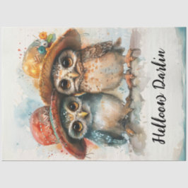 Decoupage grillige Boho stijl geklede Tortelduifje Tissuepapier