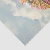 Decoupage grillige bruisende Afrikaanse olifant Tissuepapier (Detail)