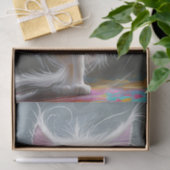 Decoupage grillige chagrijnige langharige kat tissuepapier (Geschenk)