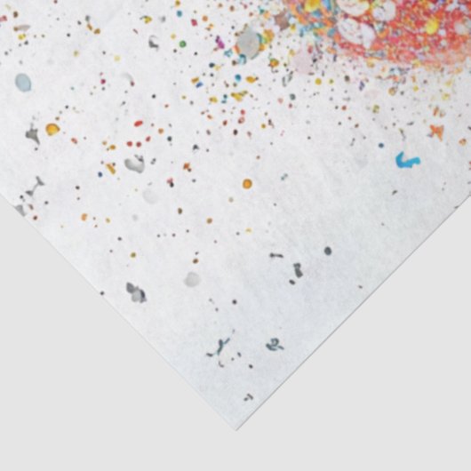 Decoupage grillige clown paar circus tissuepapier (Detail)