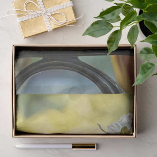 Decoupage grillige concur vogels bruiloft tissuepapier (Geschenk)