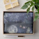 Decoupage grillige eenhoorn kristallen vleugels tissuepapier (Geschenk)