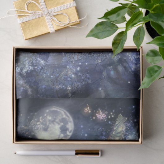 Decoupage grillige eenhoorn kristallen vleugels tissuepapier (Geschenk)