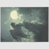 Decoupage grillige engel wachten tissuepapier (Voorkant)