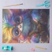 Decoupage grillige fantasie schepsel levendige kle tissuepapier (Craft)