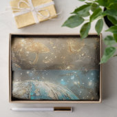 Decoupage grillige fee betoverde bos ballon tissuepapier (Geschenk)