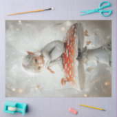 Decoupage grillige fee rode paddestoel vleugels tissuepapier (Craft)