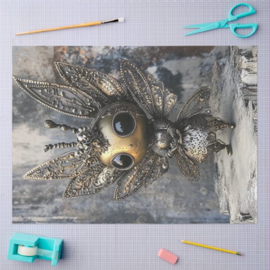 Decoupage grillige fee schepsel ingewikkelde vleug tissuepapier (Craft)