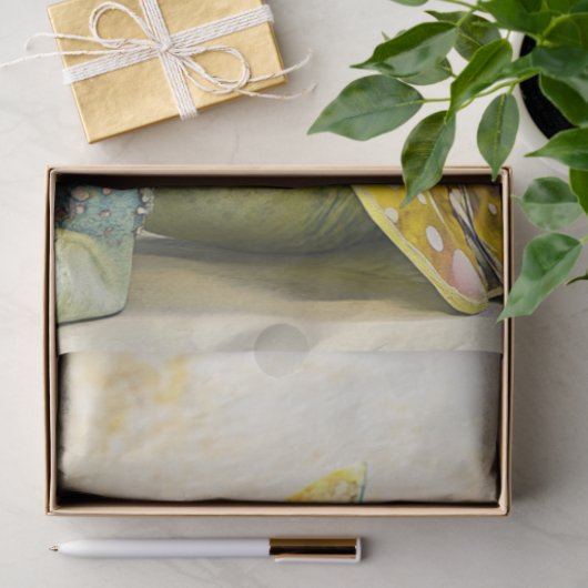 Decoupage grillige gekleurde fee vlinder vleugels tissuepapier (Geschenk)