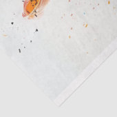 Decoupage grillige gekleurde splash schilderij kon tissuepapier (Detail)