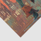 Decoupage grillige goede heksen dansen tissuepapier (Detail)