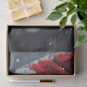 Decoupage grillige gorilla met Santa Hat Tissuepapier (Geschenk)