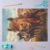 Decoupage grillige grappige dierlijke pose tissuepapier (Craft)