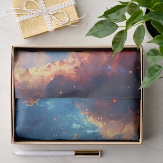 Decoupage grillige hete haar ballon portret tissuepapier (Geschenk)