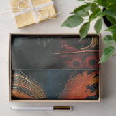 Decoupage grillige illustratie Teken gezichten Tissuepapier (Geschenk)