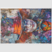 Decoupage grillige karakter clown Jester Tissuepapier (Voorkant)