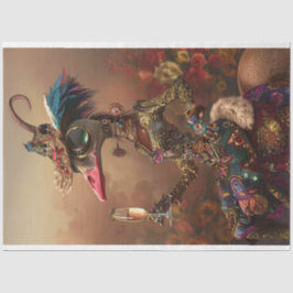 Decoupage grillige karakter Wackadoodle Lady Tissuepapier