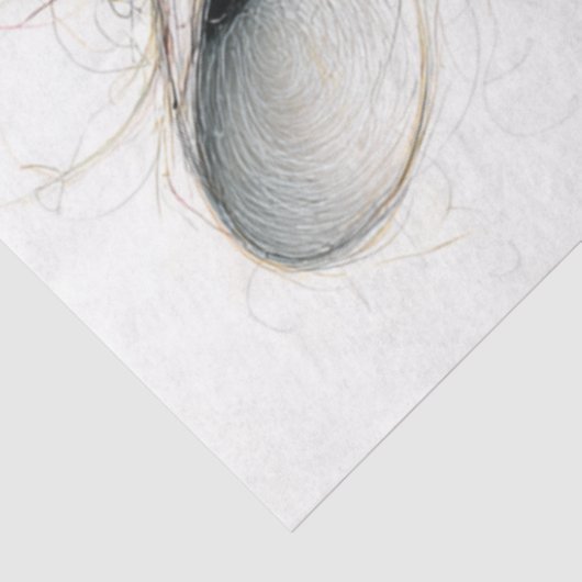 Decoupage grillige kat in Stiletto Herfst artwork Tissuepapier (Detail)