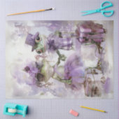 Decoupage grillige kikker paar reizen tissuepapier (Craft)