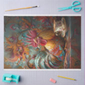 Decoupage grillige  Kip Koffie Break 2 Tissuepapier (Craft)