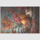 Decoupage grillige  Kip Koffie Break 2 Tissuepapier (Voorkant)