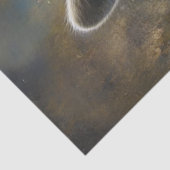 Decoupage grillige kleurrijke geklede wasbeer tissuepapier (Detail)