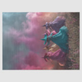 Decoupage grillige kleurrijke heksen Sisterhood Tissuepapier (Voorkant)