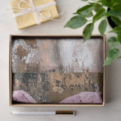 Decoupage grillige Koe Pink Bandana Tissuepapier (Geschenk)