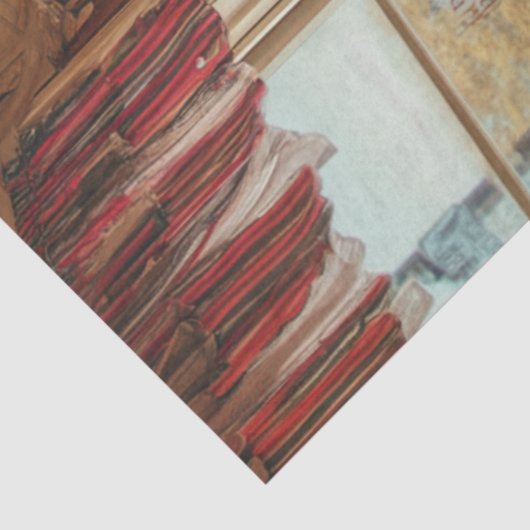 Decoupage grillige Koeien in Dairy Bar Tissuepapier (Detail)