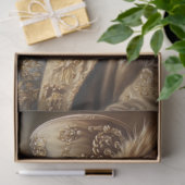 Decoupage grillige koninklijke kat Franse kleding Tissuepapier (Geschenk)