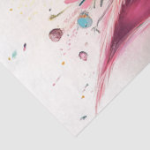 Decoupage grillige levendig gekleurde katten tissuepapier (Detail)