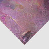 Decoupage grillige levendige gekleurde kat in een  tissuepapier (Detail)