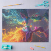 Decoupage grillige levendige hart fee personages tissuepapier (Craft)