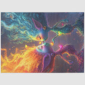 Decoupage grillige levendige hart fee personages tissuepapier (Voorkant)