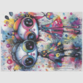 Decoupage grillige levendige meisje personages tissuepapier (Voorkant)