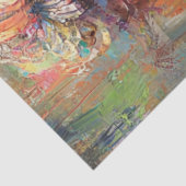 Decoupage grillige levendige vrouw danser tissuepapier (Detail)