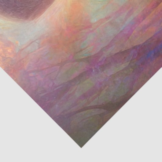 Decoupage grillige luiaard Floral Lapel Tissuepapier (Detail)