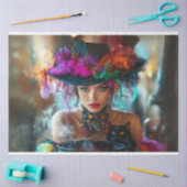 Decoupage grillige magische goede heks tissuepapier (Craft)