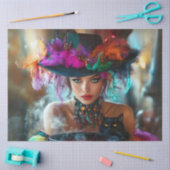 Decoupage grillige magische goede heksenweefsel Pa Tissuepapier (Craft)