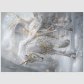 Decoupage grillige majestueuze eenhoorn verfraaid tissuepapier (Voorkant)