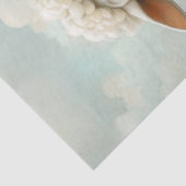 Decoupage grillige mama vader Baby schaap Tissuepapier (Detail)