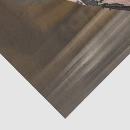 Decoupage grillige Mode Show Standaard Poedel Tissuepapier (Detail)